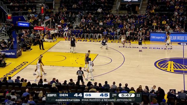 【2022年10月15日 掘金vs勇士集錦】雕蟲小技敢挑戰(zhàn)MVP 普爾殺入籃下遭約老師遮天大帽