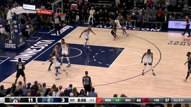 【2022年10月15日】NBA季前賽:籃網(wǎng)vs森林狼第1節(jié)中文解說回放