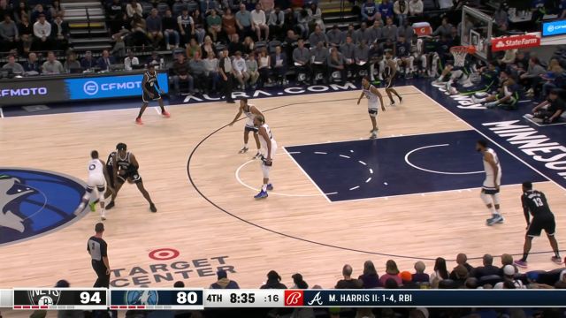 【2022年10月15日】NBA季前赛:篮网vs森林狼第4节英文原声回放