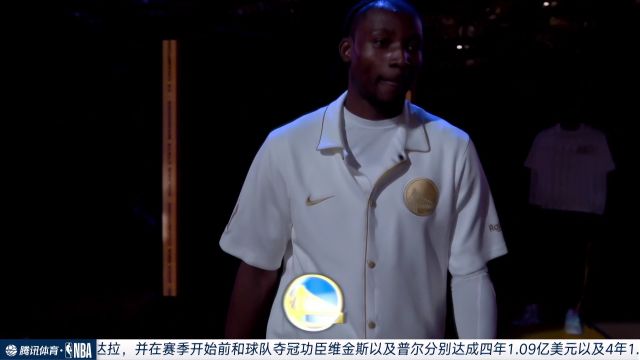 【2022年10月19日 湖人vs勇士集锦】无上的荣耀！勇士队冠军成员依次领取冠军戒指