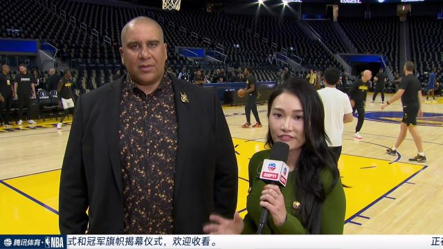 【2022年10月19日 湖人vs勇士集锦】前方记者孟超采访ESPN斯皮尔斯 完全不需要担心奢侈税