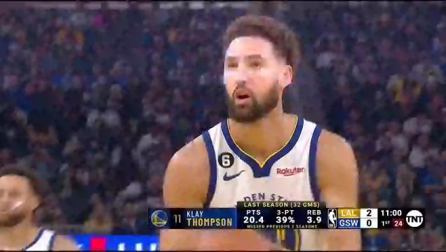 【2022年10月19日】 NBA常規(guī)賽：湖人vs勇士第1節(jié)中文解說回放