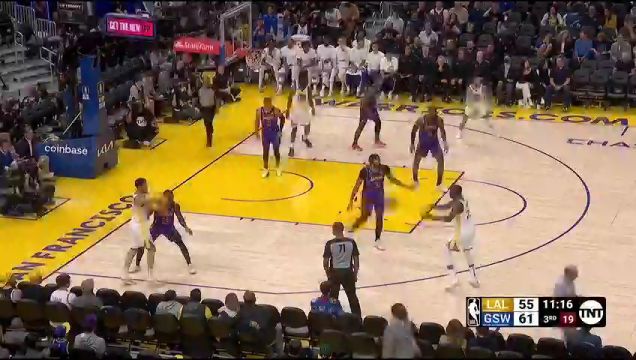【2022年10月19日】 NBA常規(guī)賽：湖人vs勇士第3節(jié)中文解說回放