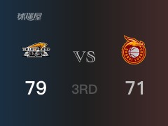 CBA常规赛：辽宁以79-71领先山西，结束三节