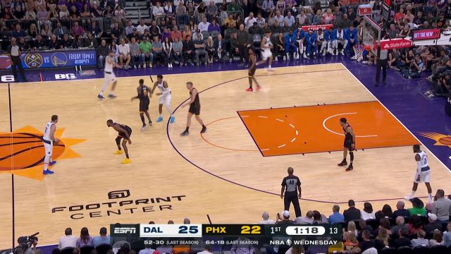 【2022年10月20日】NBA常規(guī)賽:獨(dú)行俠vs太陽第1節(jié)中文解說回放