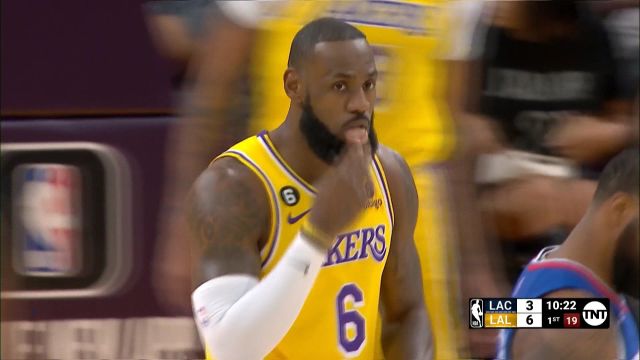 【2022年10月21日】NBA常規(guī)賽:快船vs湖人第1節(jié)英文原聲回放