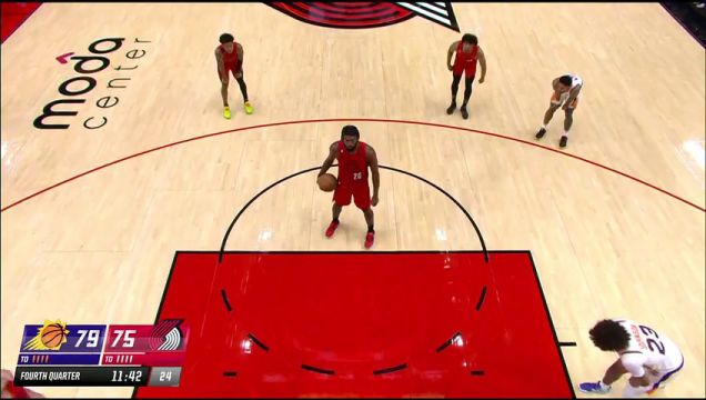 【2022年10月22日】 NBA常規(guī)賽:太陽vs開拓者第4節(jié)英文原聲回放