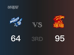 三节战罢，深圳95-64领先宁波，末节再战