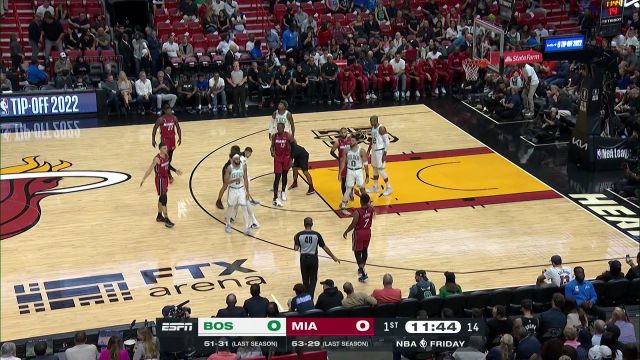 【2022年10月22日】NBA常規(guī)賽:凱爾特人vs熱火第1節(jié)英文解說回放