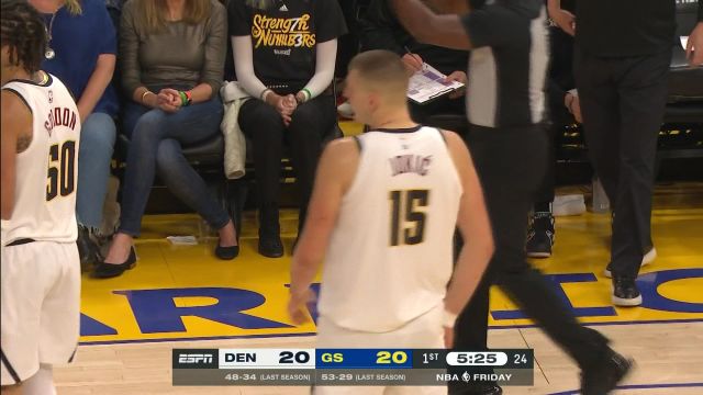【2022年10月22日】NBA常規(guī)賽:掘金vs勇士第1節(jié)英文解說回放