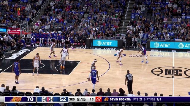 【2022年10月24日 太阳vs快船集锦】明星对决!布克乔治火热对飙三分你来我往