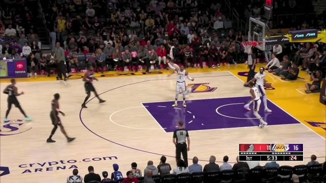 【2022年10月24日 开拓者vs湖人集锦】Damian Lillard 比赛集锦 湖人