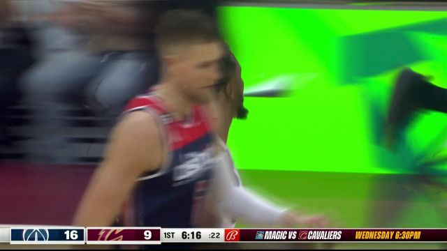 【2022年10月24日 奇才vs騎士集錦】過你就像過馬路！米切爾變向過人直沖禁區(qū)單臂暴扣