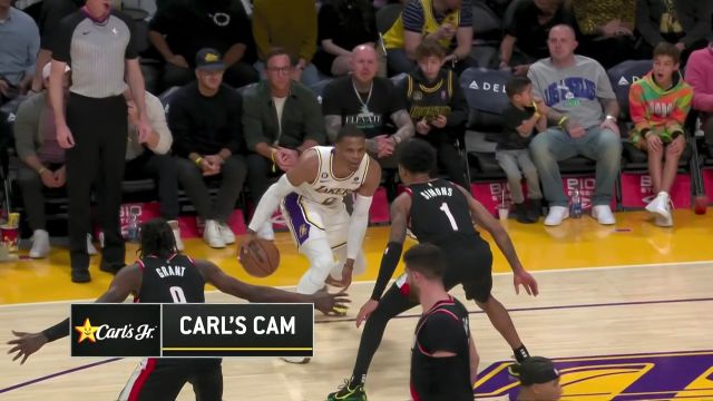 【2022年10月24日 开拓者vs湖人集锦】Russell Westbrook 比赛集锦 开拓者