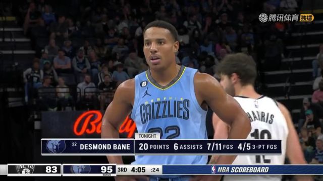 【2022年10月25日】NBA常規(guī)賽:籃網(wǎng)vs灰熊第3節(jié)英文原聲回放