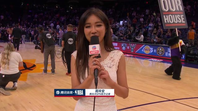 【2022年10月26日 勇士vs太阳集锦】赛后连线周玲安:每个人都做好自己该做的 赛季初期遇强队是很好的机会