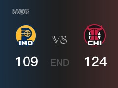 【战况】NBA常规赛：拉文28+6+5，公牛124-109战胜步行者