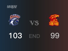 【战况】CBA常规赛：特林布尔38+5+2，上海103-99战胜深圳