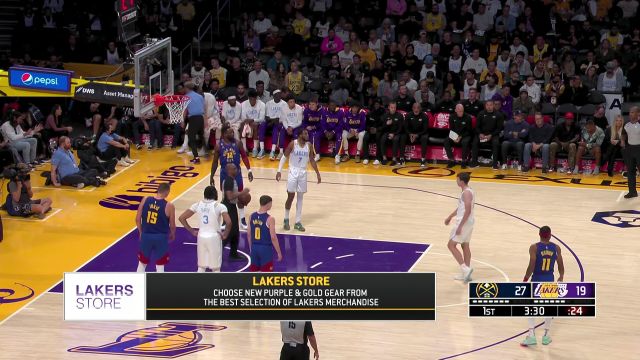 【2022年10月31日】NBA常規(guī)賽：掘金vs湖人 第1節(jié)中文解說回放