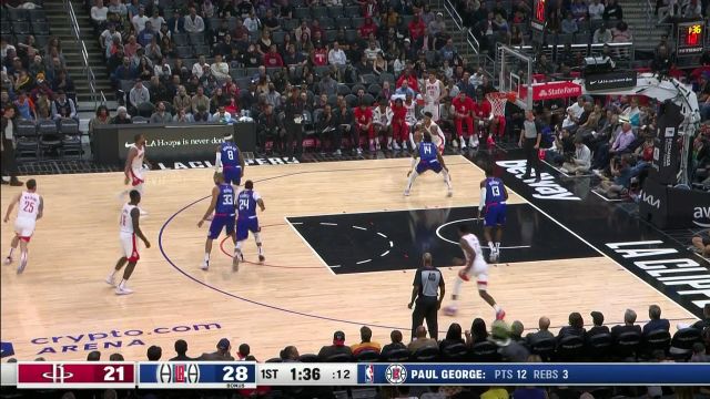 【2022年11月01日】NBA常規(guī)賽:火箭vs快船第1節(jié)英文原聲回放