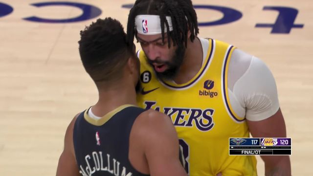 【2022年11月03日】NBA常規(guī)賽:鵜鶘vs湖人加時賽中文解說回放