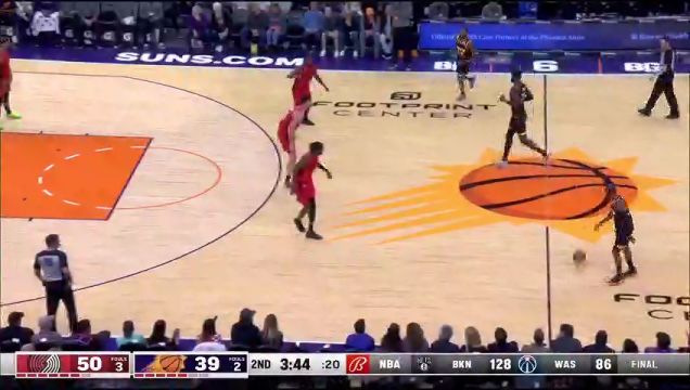 【2022年11月05日】NBA常規(guī)賽:開(kāi)拓者vs太陽(yáng)第2節(jié)英文原聲回放