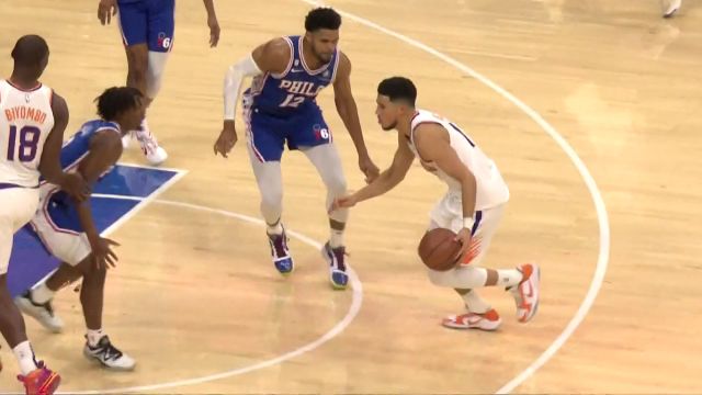 【2022年11月08日 太阳vs76人集锦】齐头并进光速反击 哈里斯连线马克西快攻拉杆挑篮