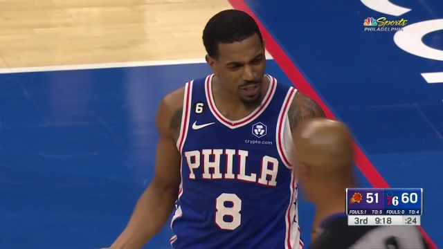 【2022年11月08日】NBA常規(guī)賽:太陽vs費城第3節(jié)英文原聲回放