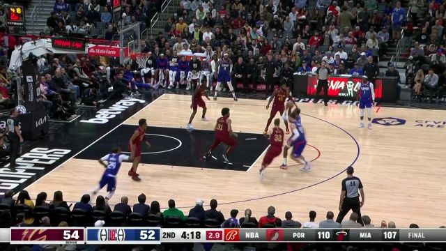 【2022年11月08日】NBA常規(guī)賽:騎士vs快船第2節(jié) 中文解說回放