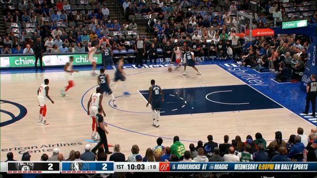 【2022年11月08日】NBA常規(guī)賽:籃網(wǎng)vs獨(dú)行俠第1節(jié)英文原聲回放