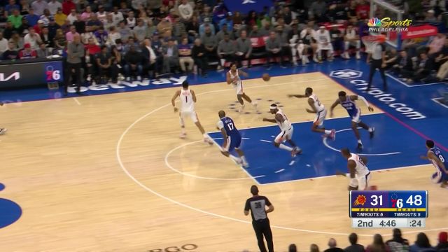 【2022年11月08日 太阳vs76人集锦】Philadelphia 76ers vs. Phoenix Suns - Game Highlights
