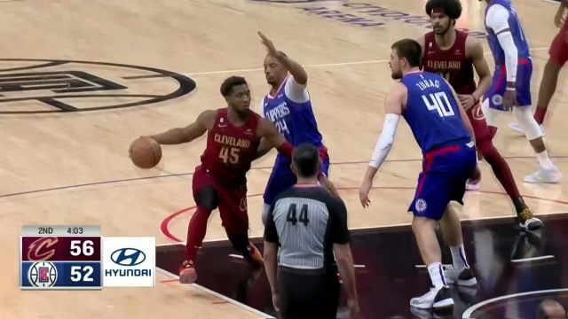【2022年11月08日 骑士vs快船集锦】艺术家般的进攻展示 米切尔翻身后仰美如画