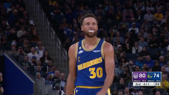 【2022年11月08日】NBA常规赛：国王vs勇士第3节原声解说回放