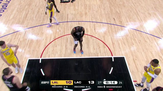 【2022年11月10日】NBA常規(guī)賽：湖人vs快船中文解說全場回放