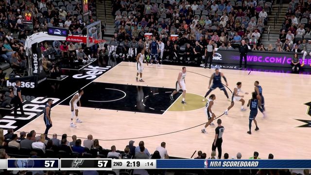 【2022年11月10日 灰熊vs马刺集锦】撕裂防线 莫兰特突破内线飘逸上篮