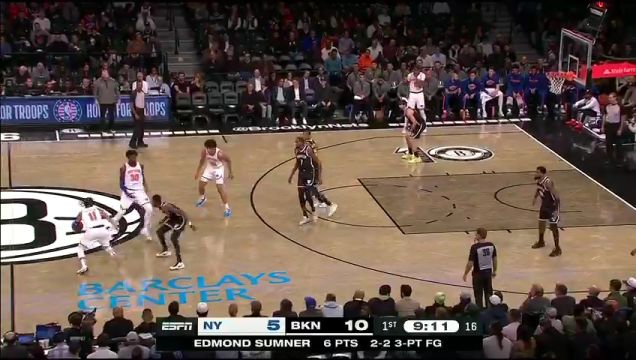 【2022年11月10日】NBA常規(guī)賽：尼克斯vs籃網(wǎng)第1節(jié)中文解說回放