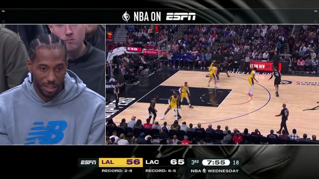 【2022年11月10日】NBA常規(guī)賽：湖人vs快船第3節(jié)中文解說回放