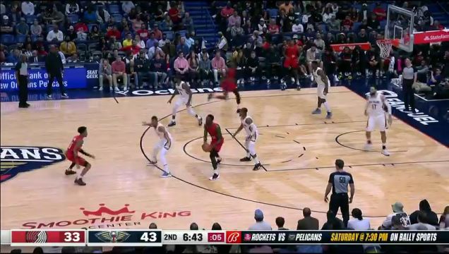 【2022年11月11日】NBA常規(guī)賽:開(kāi)拓者vs鵜鶘第2節(jié)英文原聲回放
