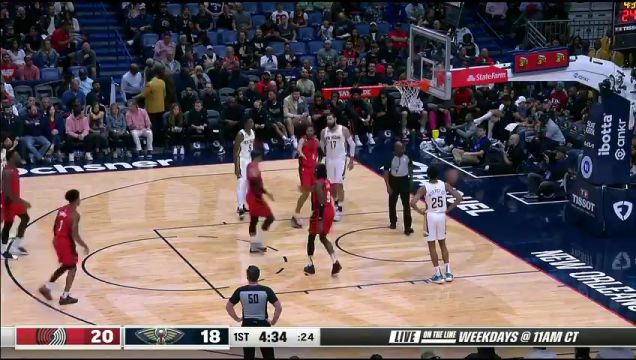 【2022年11月11日】NBA常規(guī)賽:開(kāi)拓者vs鵜鶘第1節(jié)中文解說(shuō)回放