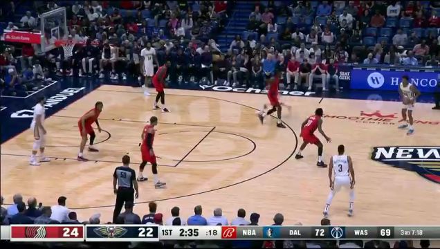 【2022年11月11日】NBA常規(guī)賽:開(kāi)拓者vs鵜鶘第1節(jié)英文原聲回放