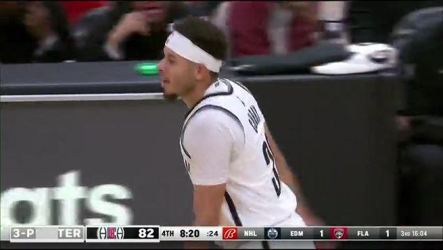 【2022年11月13日】NBA常規(guī)賽:籃網(wǎng)vs快船第4節(jié)英文原聲回放
