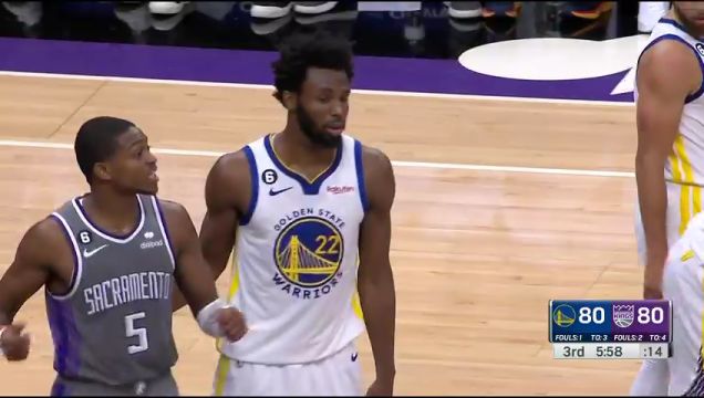 【2022年11月14日】NBA常規(guī)賽：勇士vs國(guó)王第3節(jié)英文原聲回放
