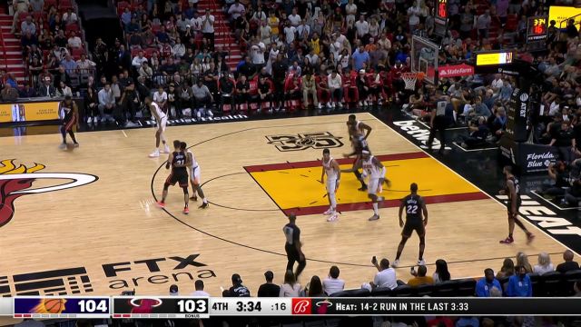 【2022年11月15日】NBA常規(guī)賽：太陽vs熱火第4節(jié)中文解說回放