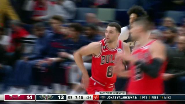 【2022年11月17日 公牛vs鵜鶘集錦】抬手就投說有就有 CJ外線出手飚中三分