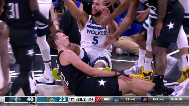 【2022年11月17日】NBA常规赛:森林狼vs魔术第1节英文原声回放
