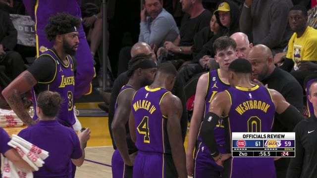 【2022年11月19日】NBA常規(guī)賽:活塞vs湖人第2節(jié)英文原聲回放