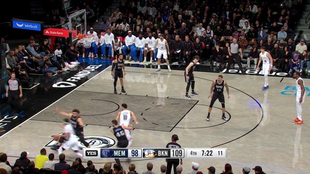 【2022年11月21日 灰熊vs篮网集锦】用正式合同留下他！渡边雄太末节连中4记三分