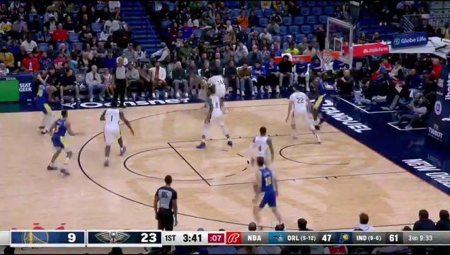 【2022年11月22日】NBA常規(guī)賽：勇士vs鵜鶘第1節(jié)中文解說回放