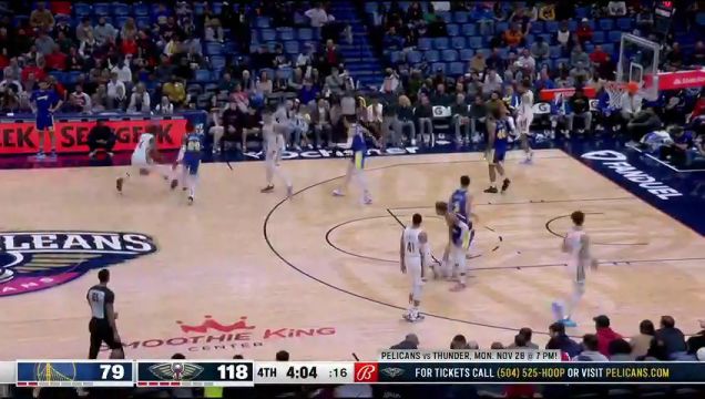 【2022年11月22日】NBA常規(guī)賽：勇士vs鵜鶘第4節(jié)中文解說回放
