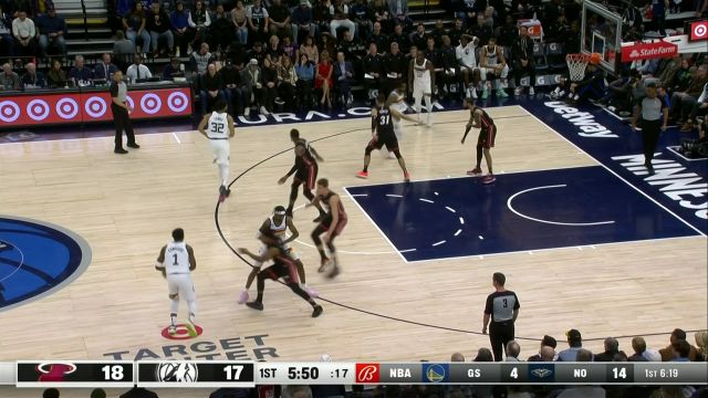 【2022年11月22日】NBA常規(guī)賽:熱火vs森林狼第1節(jié) 英文解說回放